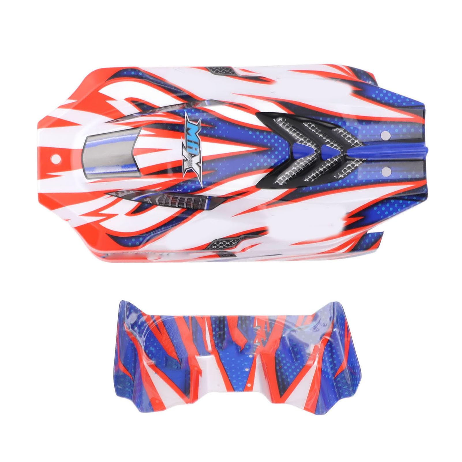 Gucagle RC Car Shell Plastic Cool Easy to Install Fine Craftsmanship RC Car Body for WLTOYS 124008