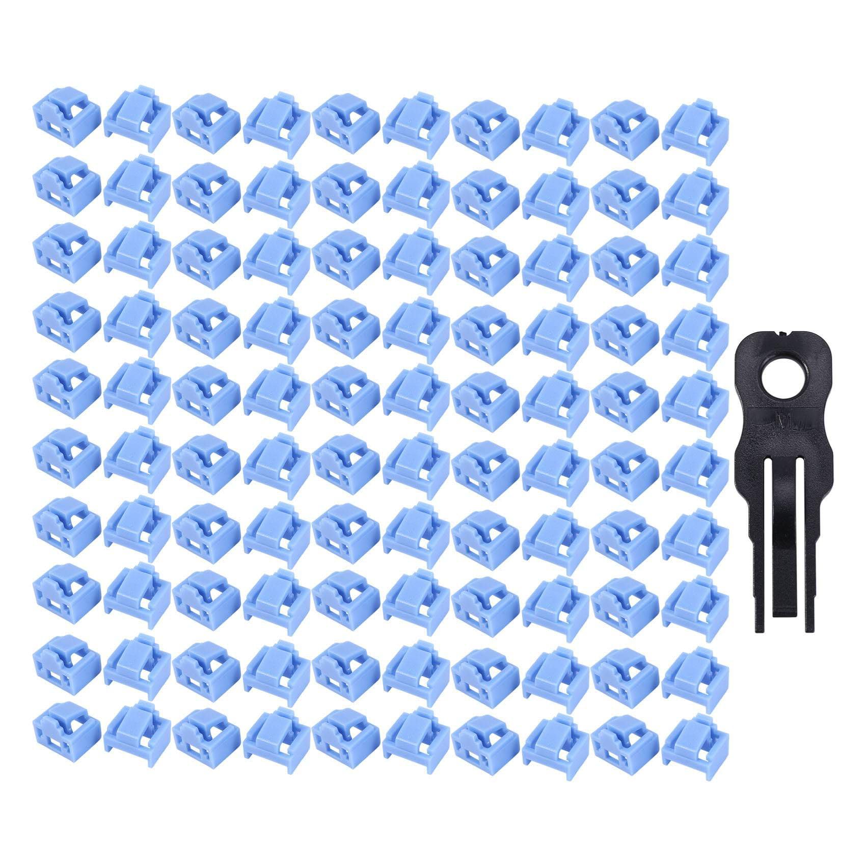 1000-Teiliger RJ45-Anschluss Ethernet-LAN-Hub Staubschutzkappe Blockierschutz mit ProprietäRem Schloss und SchlüSsel