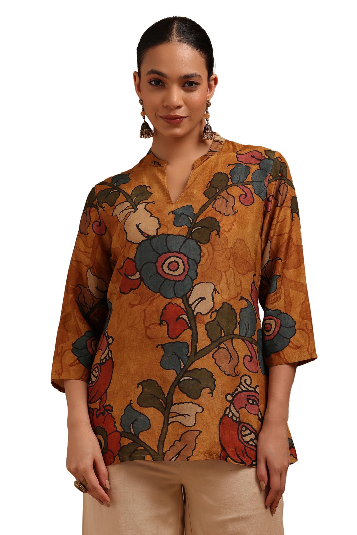 soch Womens Muslin Kalamkari Print Tunic-picture-42