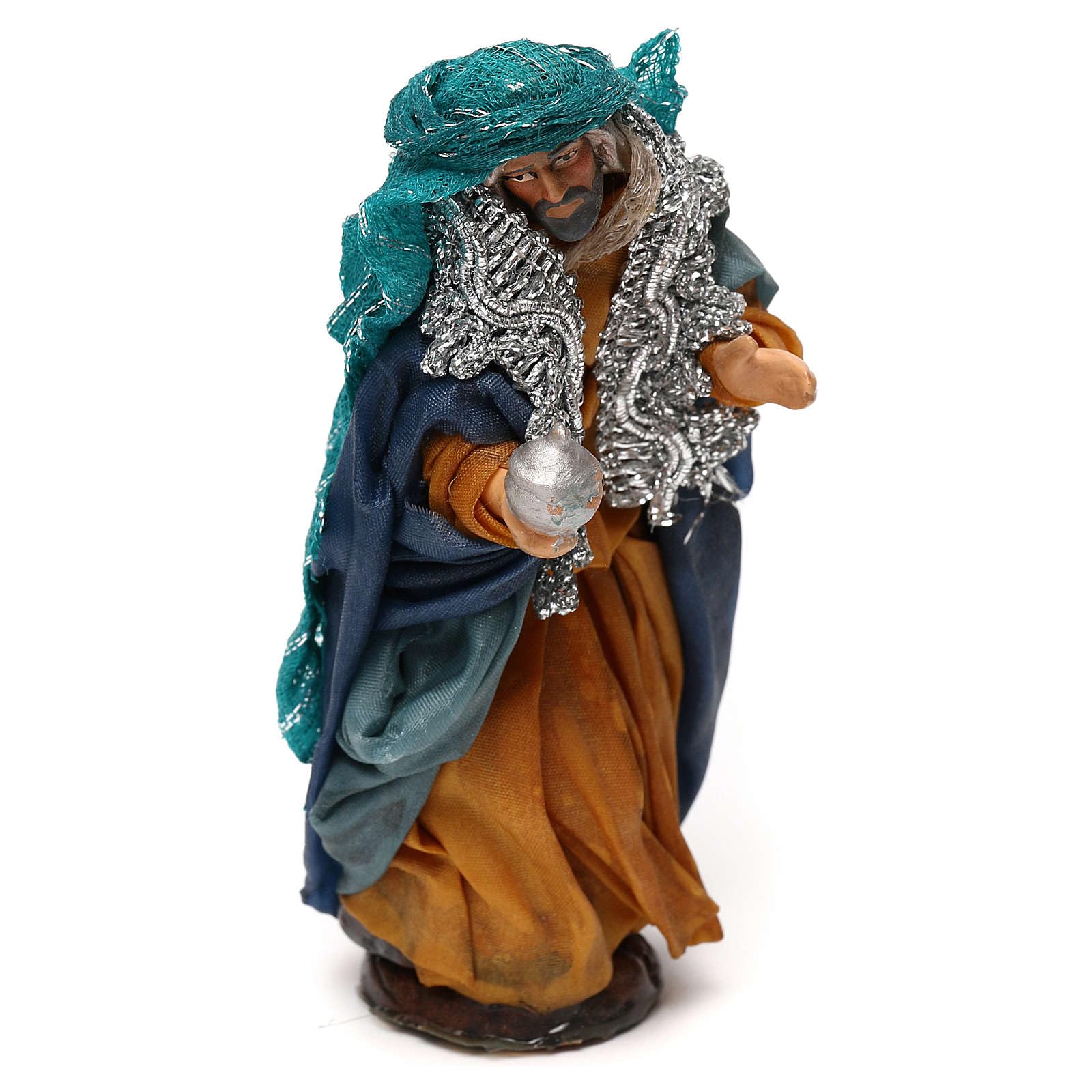 Holyart Presepe Napoletano: Re magio bianco presepe napoletano 12 cm