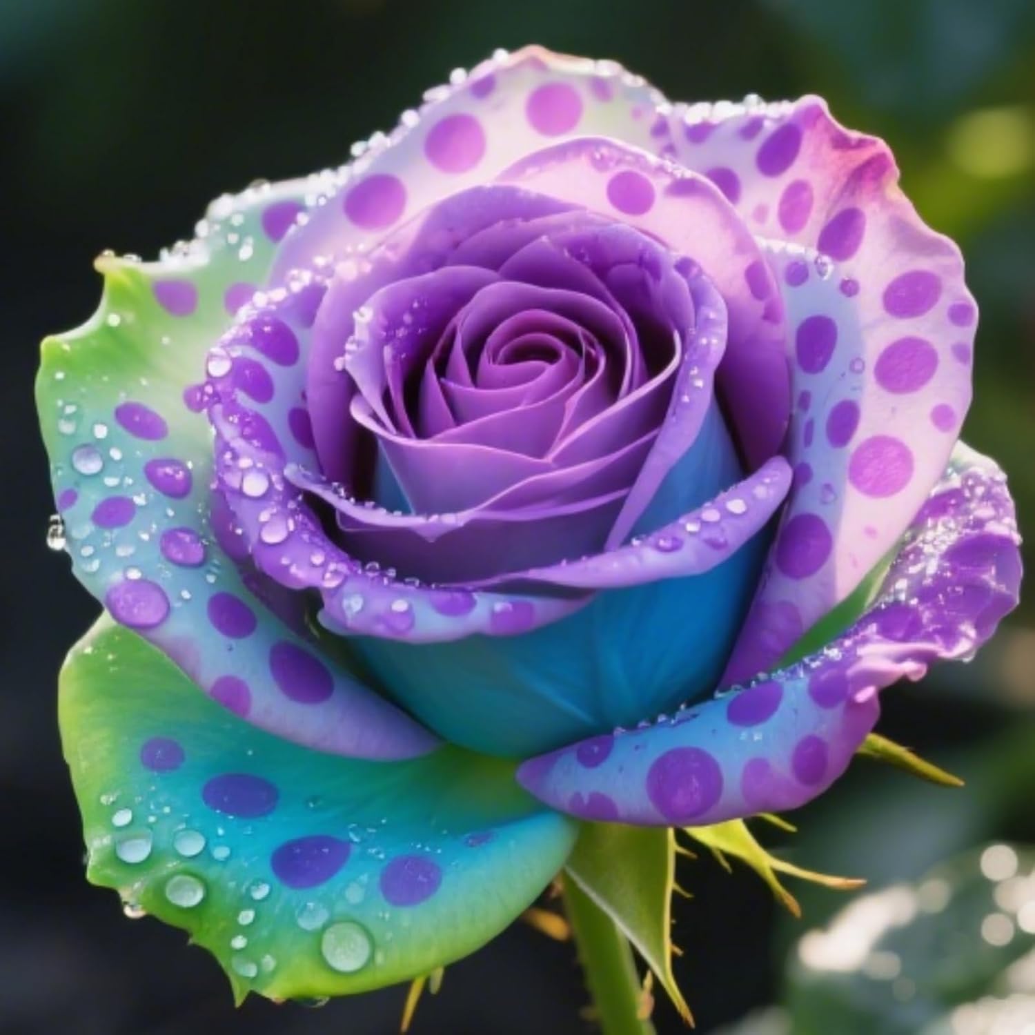 Perennial&Beautiful Big Flower/Rose Bulbs Plants Mix Color for Planting Now UK,Romantic Gifts/Good for Garden,Iridescent,Hardy,Excellent Display-5bulbs-B