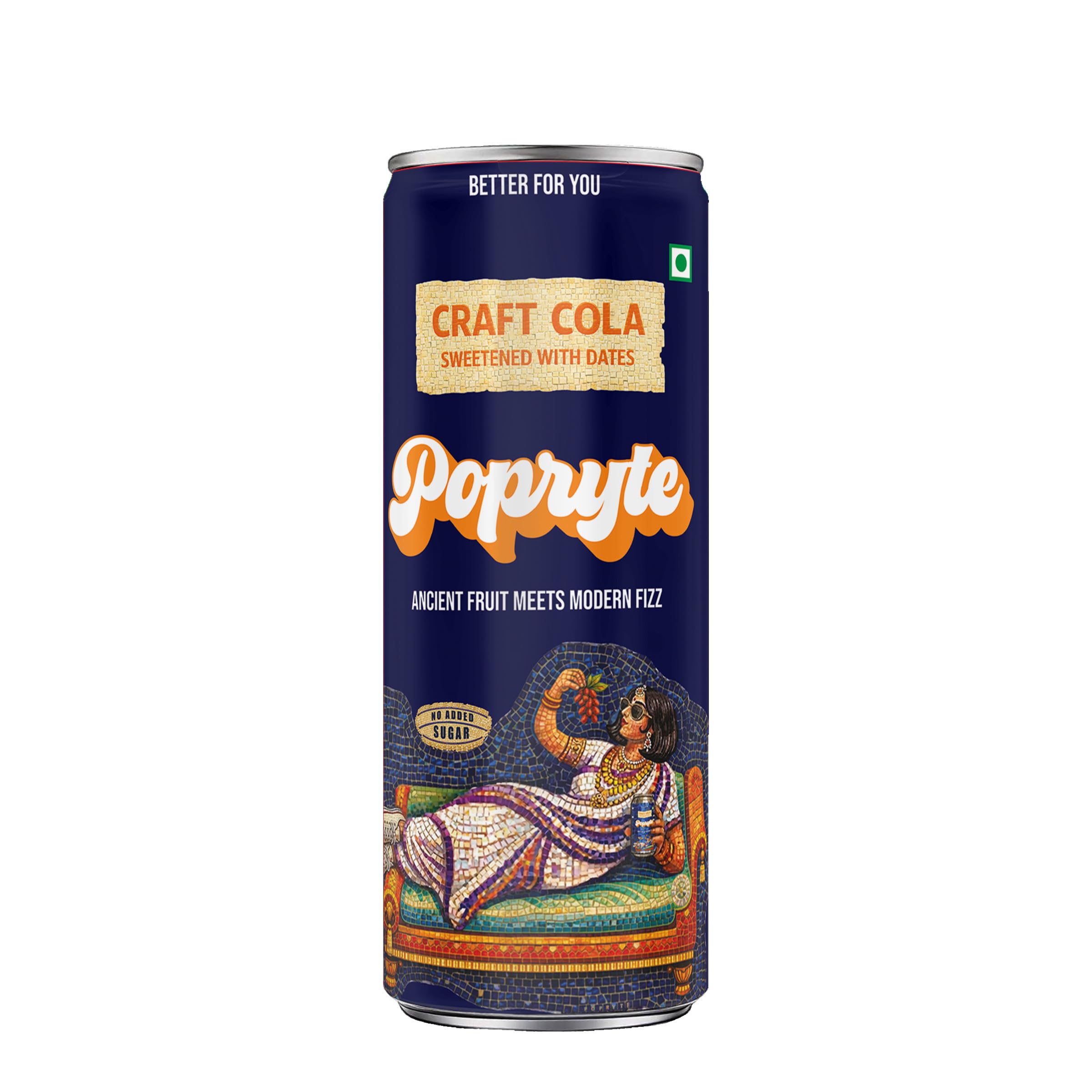 Popryte Craft Cola | Naturally Sweetened with Dates | No Refined Sugar | Artisan Cola | Pack of 4 x 250ml-image-46