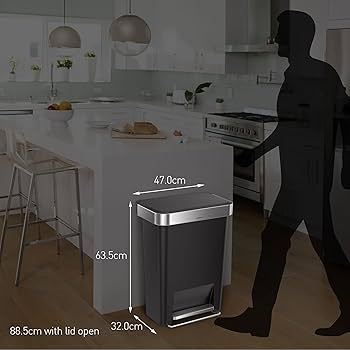 Amazon.co.jp: シンプルヒューマン ゴミ箱 45リットル