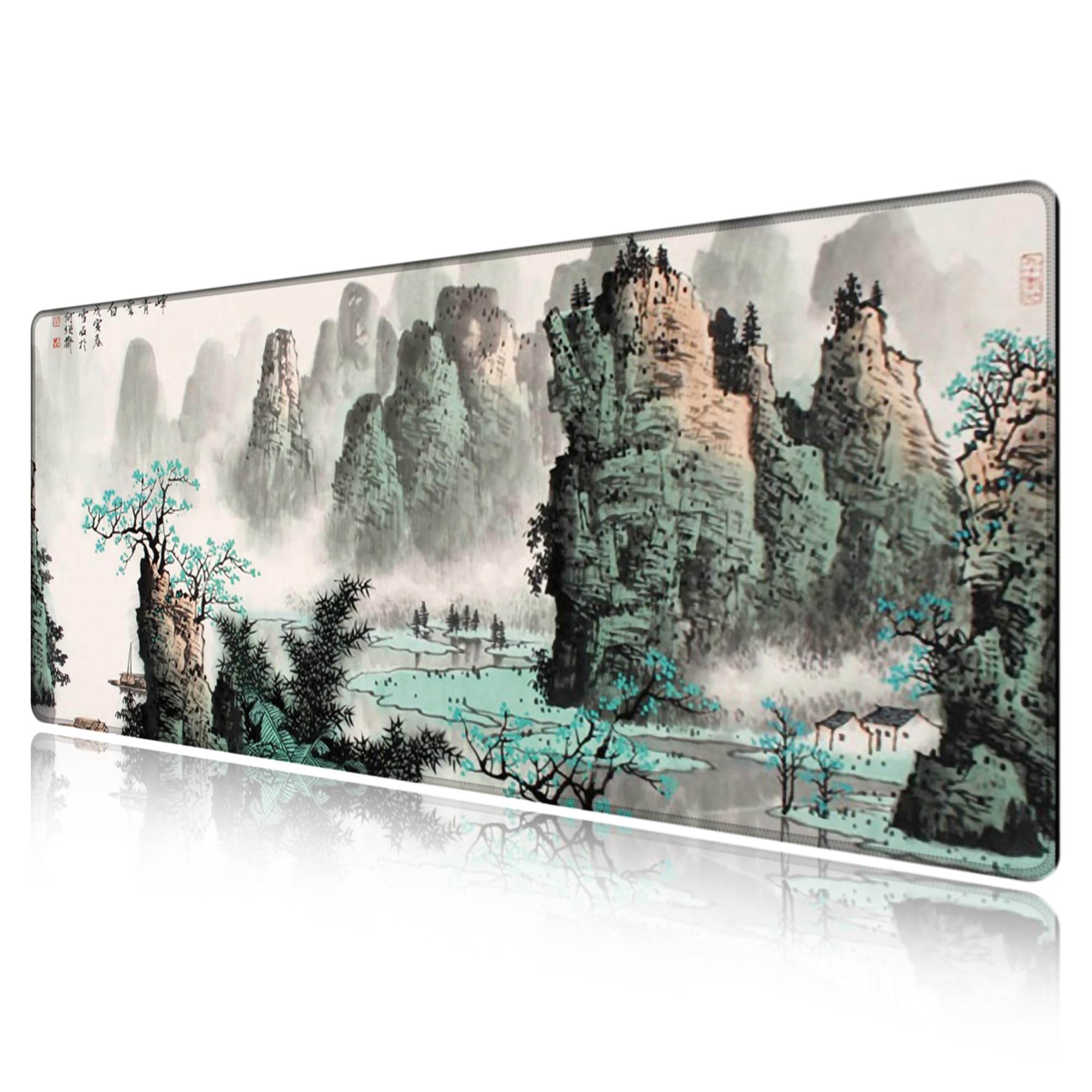 LL-COEUR XXL Etendue Tapis de Souris Gaming Mousepad Paysage Table Mat (900 x 400 x 3 mm, Couleur 5)