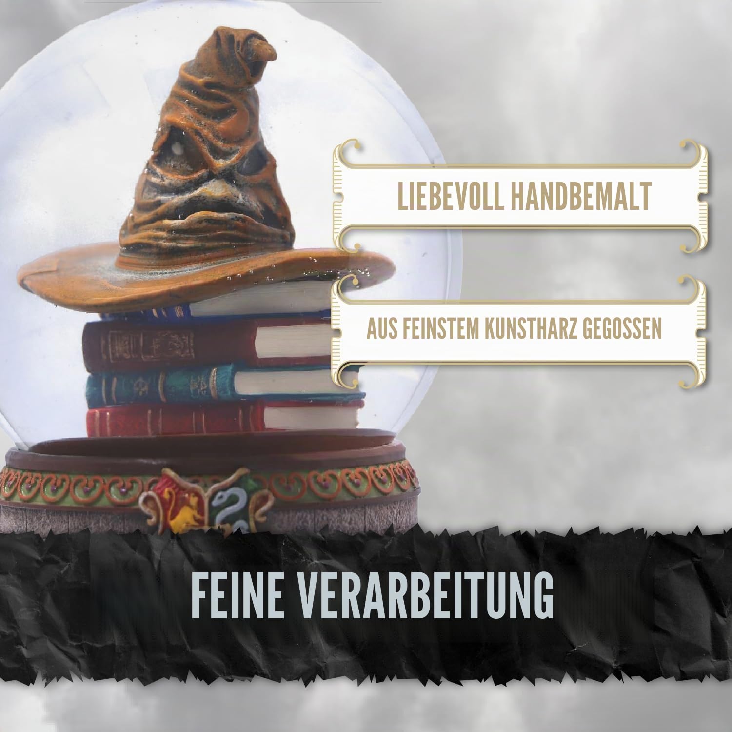Nemesis Now Offiziell lizenzierte Harry Potter Schneekugel zum ersten Tag in Hogwarts, 19,5 cm