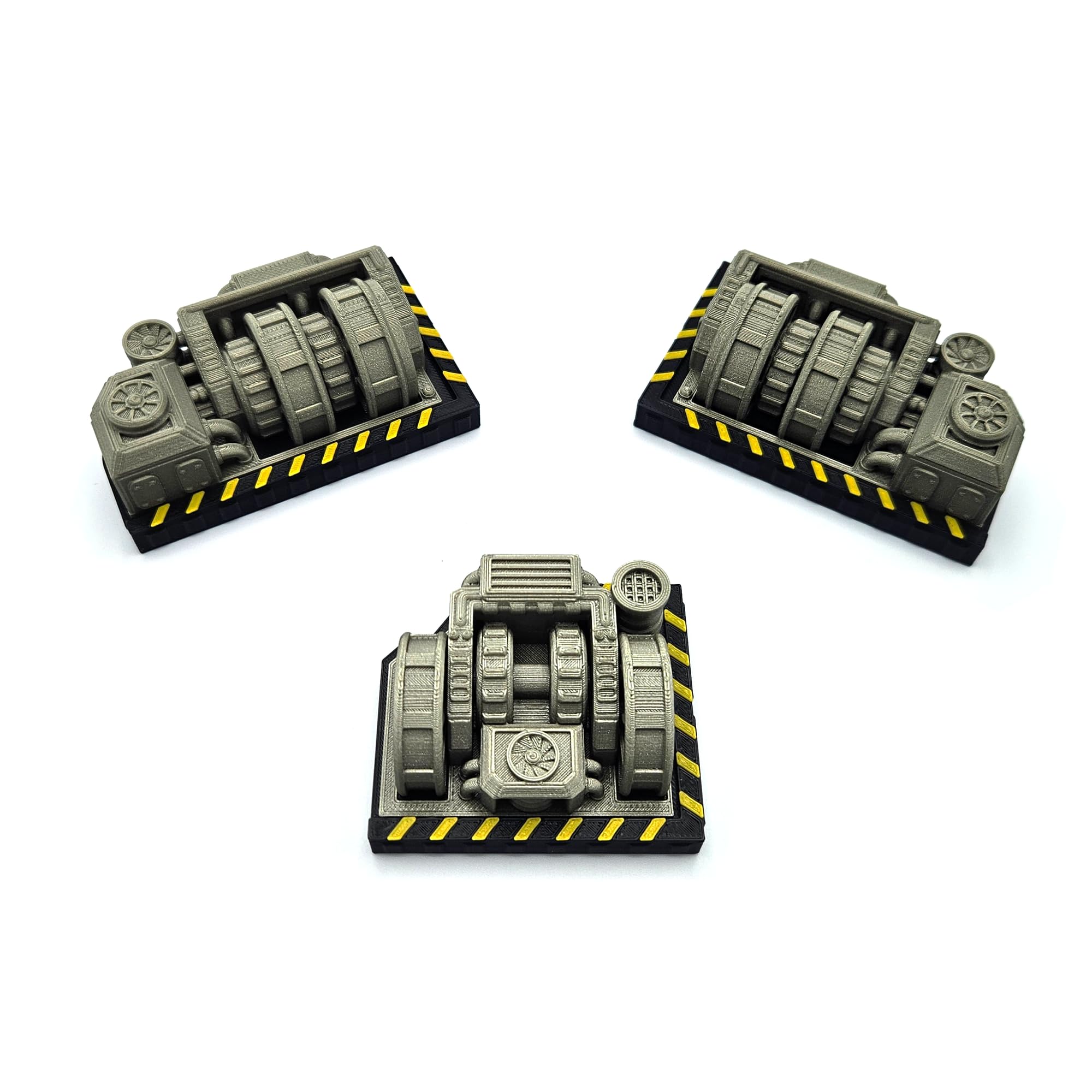 Engines for Nemesis - Pack of 3 Board Game Accessories and 3D Expansions, Black, 15 cm x 10 cm x 22 cm