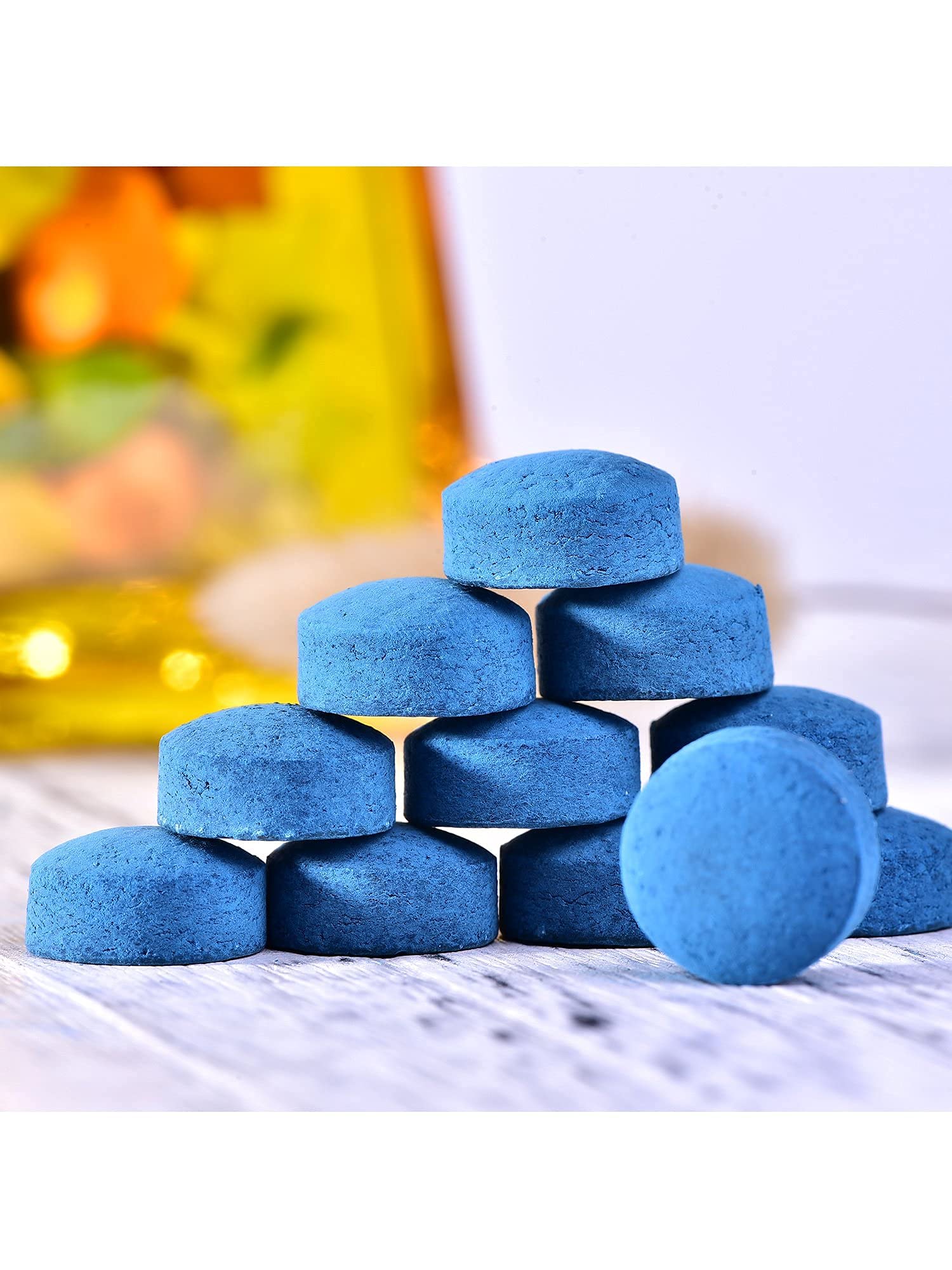 20 pezzi di ricambio punte per stecca da biliardo da 13 mm con scatola per stecca da biliardo e da biliardo, blu
