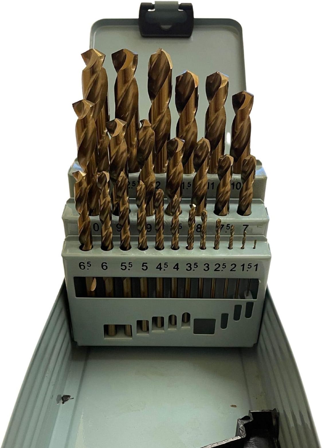 Rennie Tool Company - 1-13mm HSS Cobalt Jobber Drill Bit Set 25 Piece Set