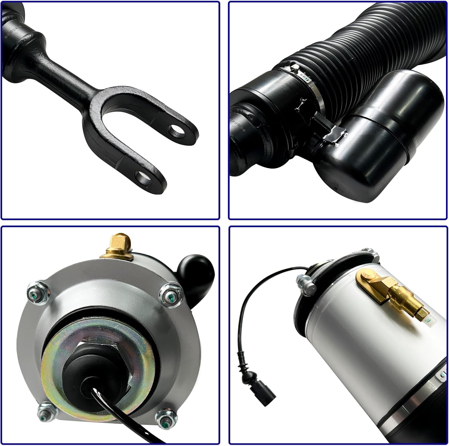 Front Left Air Strut Suspension Replacement for 03-17 Bentley Continental GT/Flying Spur, 04-06 Volkswagen Phaeton OEM Replace Number 3W0616039M, 3W8616039K