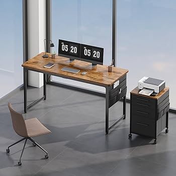 【10/9までの掲載です】文机 Amazon | YeTom 机 デスク パソコンデスク pcデスク 幅140*奥行60cm