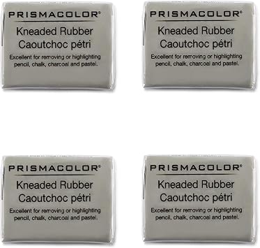Prismacolor Premier Kneaded Rubber Eraser, Large, 4 PACK