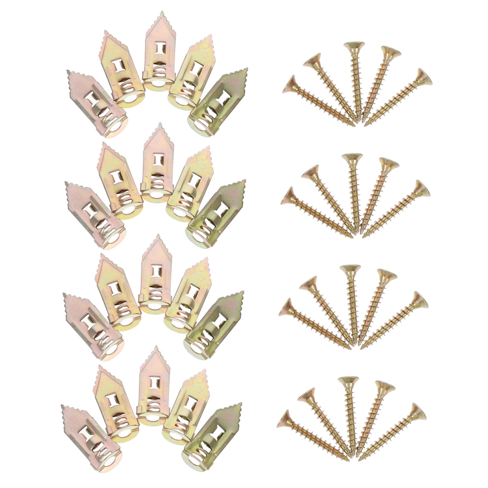 SOLUSTRE Load-Bearing Expansion Screws for Wall Hanging Replacement Dry Wall Anchors Self-Drilling Anchor Screws