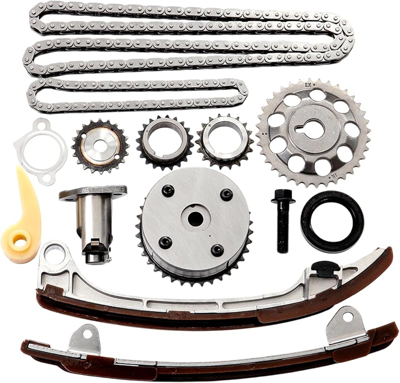 Kit de corrente de distribuição ECCPP TK922 para Scion tC e xB, Toyota Camry, Corolla, Highlander, Matrix, RAV4 e Solara – 1 kit
