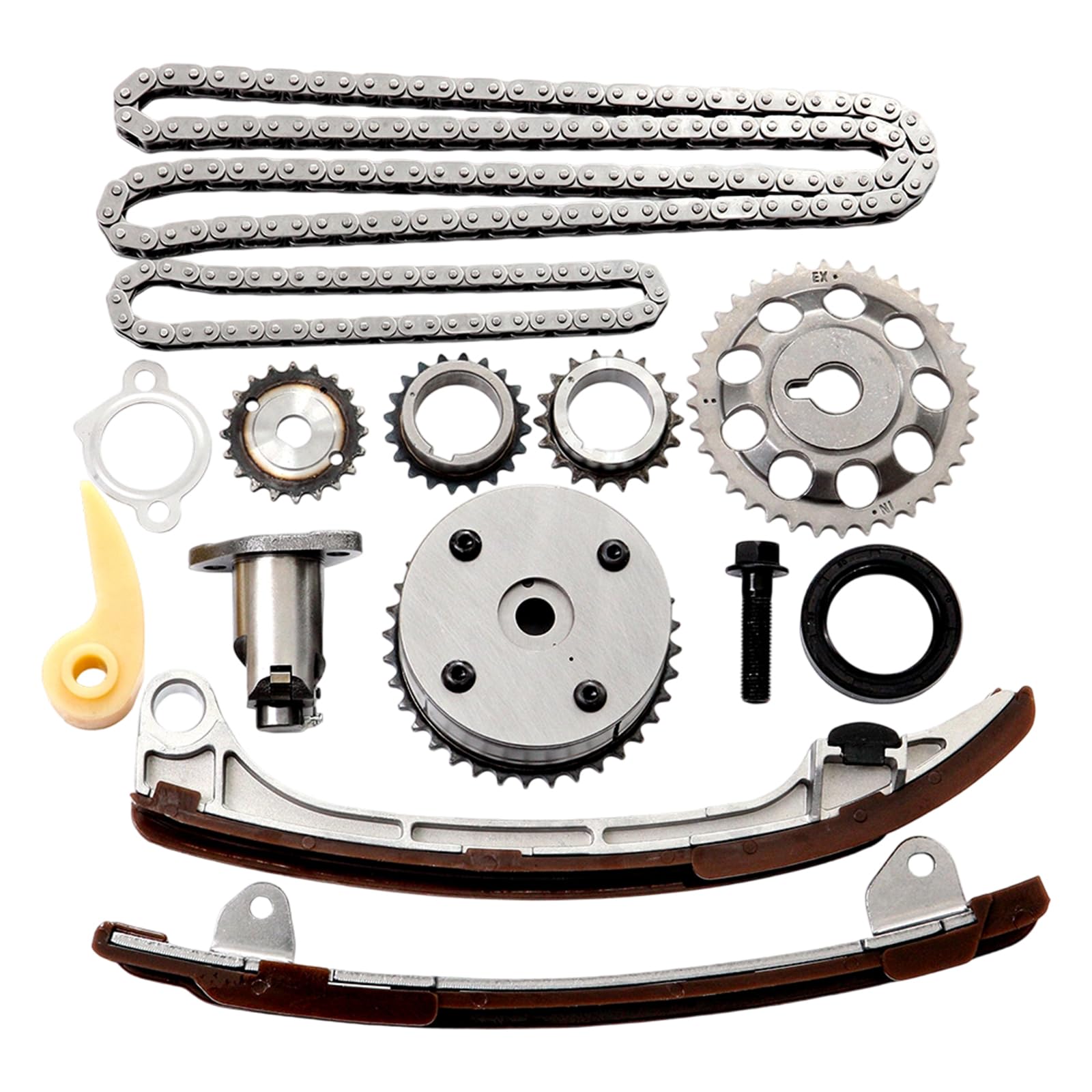 ECCPP Timing Chain Kit for 2001-2011 Toyota Scion Pontiac 2.0L 2.4L DOHC 16v 1AZFE 2AZFE