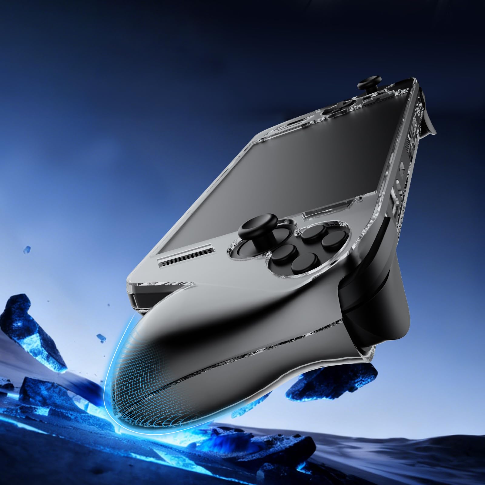 HTU Étui de Protection Transparent Anti-Rayures et Anti-Chute pour ROG Ally/Ally X