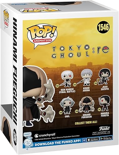 Miniatura 3 de Funko Pop! Animation: Tokyo Ghoul: Re - Hinami Fueguchi - 1/6 probabilidades para variante de persecución rara - Figura de vinilo coleccionable -