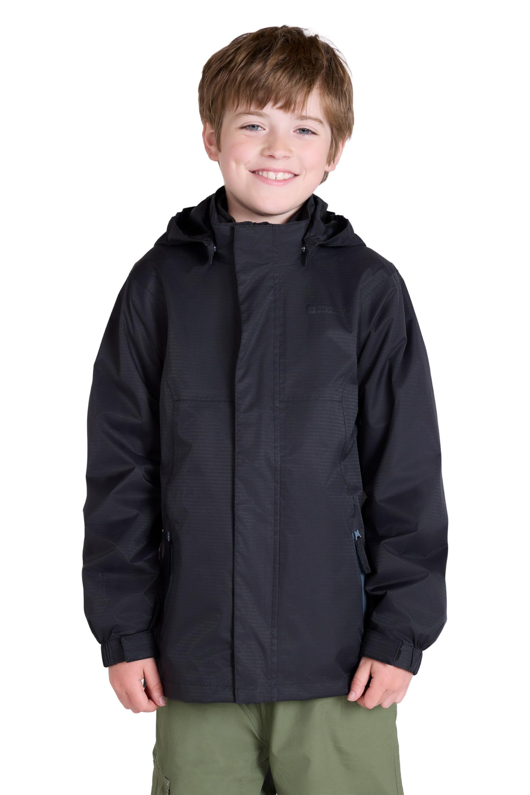 Mountain Warehouse Veste 3 en 1 Bracken Melange pour Enfants - Manteau imperméable, Respirant, Coutures étanches, Doublure en Maille - Printemps été