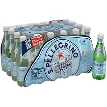 Sparkling Natural Mineral Water, [24 Count] 16.9 fl oz. Plastic Bottles Pack of 2