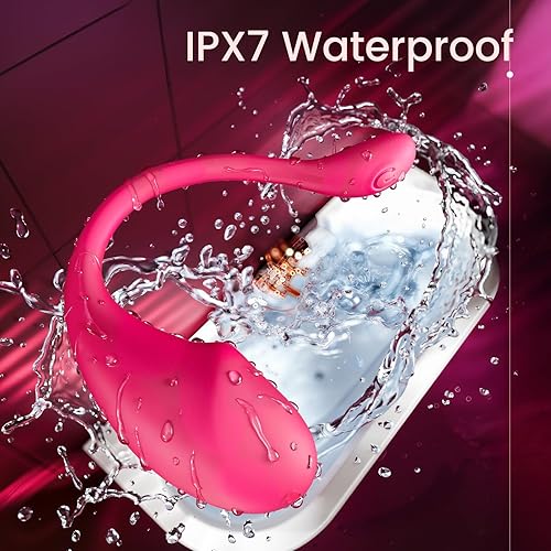 Miniatura 8 de ECRVOM Consolador vibrador portátil, juguetes sexuales con control de aplicación, vibradores de huevos con 10 vibraciones, recargable punto G,