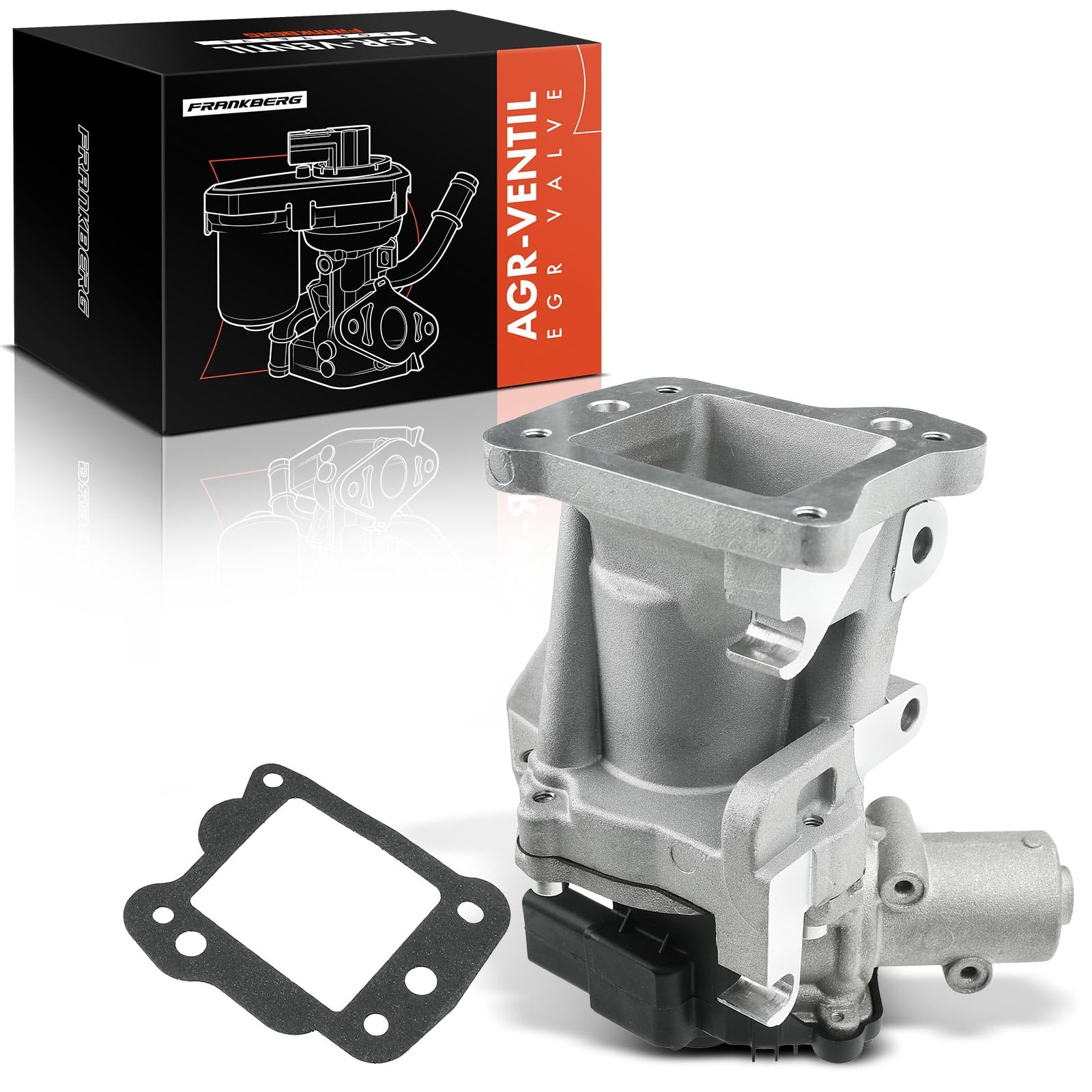 Frankberg Valvola EGR per il ricircolo dei gas di scarico 1427355 | Compatibile con: Galaxy WA6, 607 9D 9U, S-Max WA6, Mondeo IV Berlina BA7, R.a.n.g.e R.o.v.e.r Evoque L538, Ulisse 179