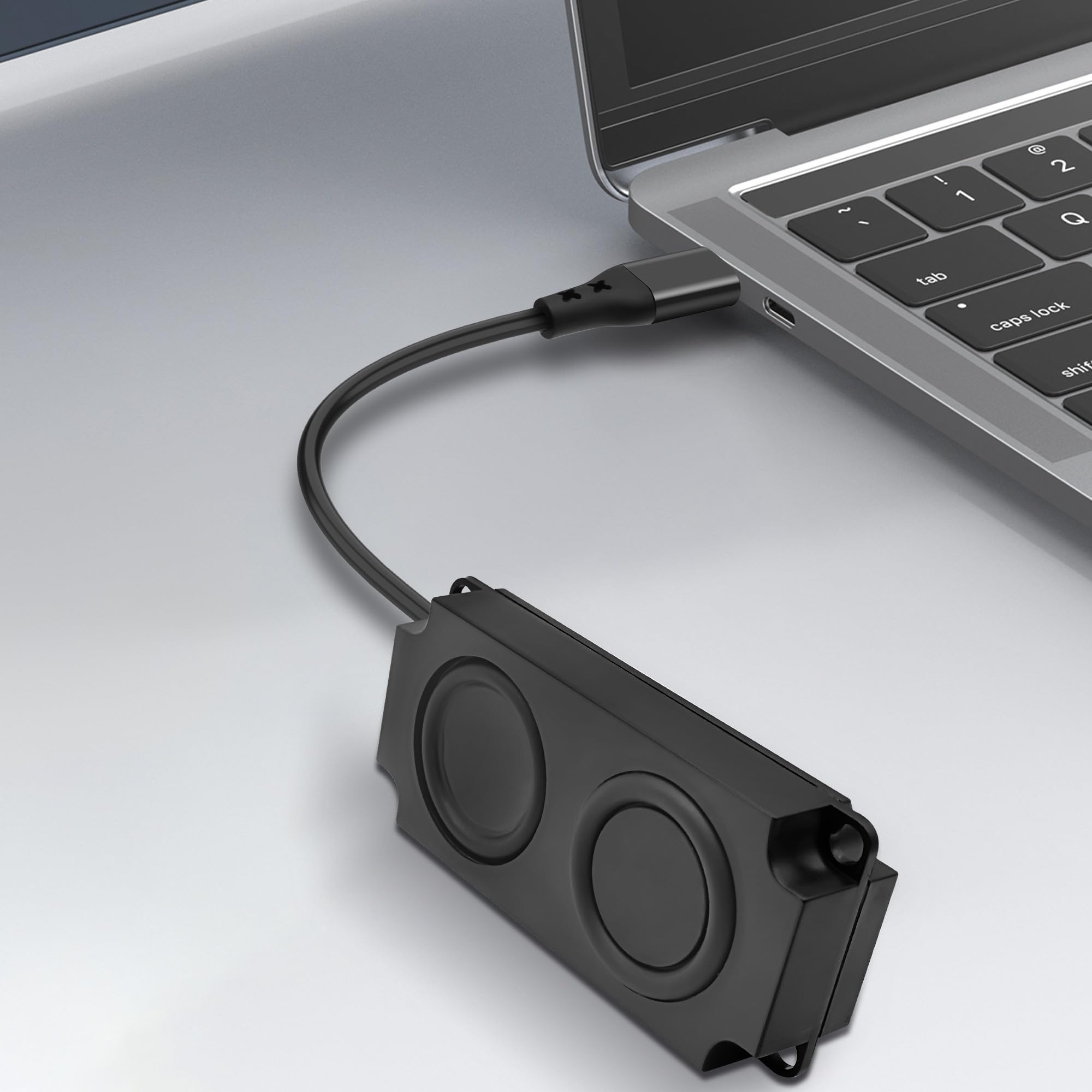 XMSJSIY Głośnik komputerowy USB typu C 3 W przenośny głośnik zewnętrzny z wtyczką | do komputera stacjonarnego laptopa monitora telefonu