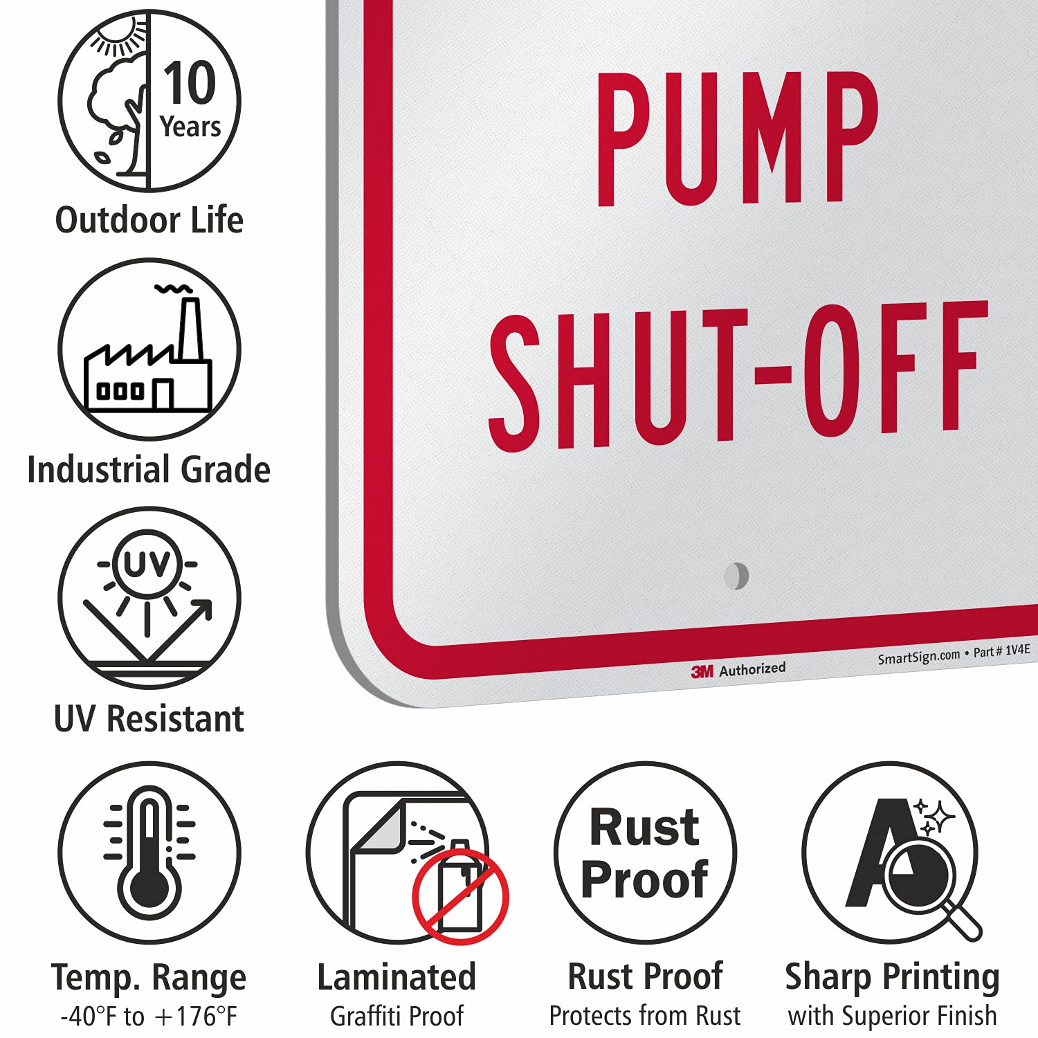 Smartsign Vanity Code Building Code Compliance SmartSign Emergency Fuel Shut-Off Switch Sign ...