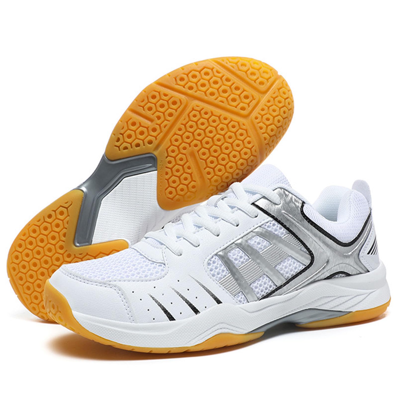 Zapatillas de Tenis para Hombre, Zapatillas de bádminton y Pickleball, cómodas y Ligeras, para canchas de Interior y Exterior para raquetbol