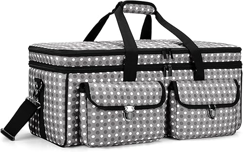 Yarwo Estuche de transporte de trípode de doble capa de 23.6 pulgadas de largo, bolsa de almacenamiento de equipo de estudio fotográfico compatible