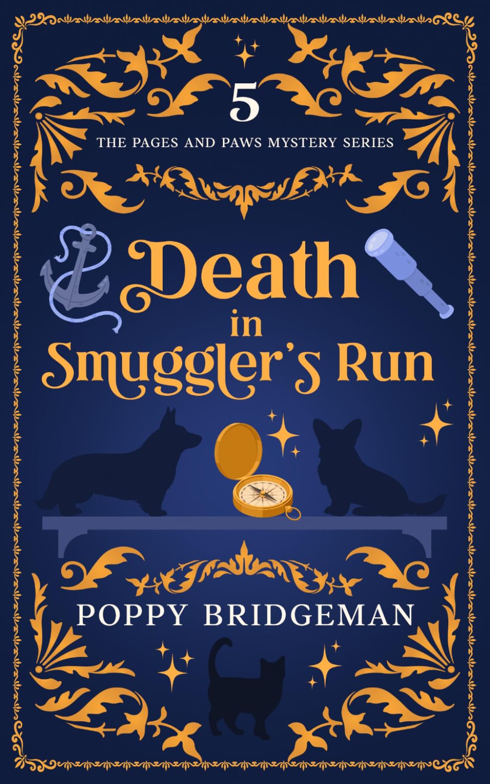 Death in Smuggler's Run (The Pages and Paws Mystery Series)