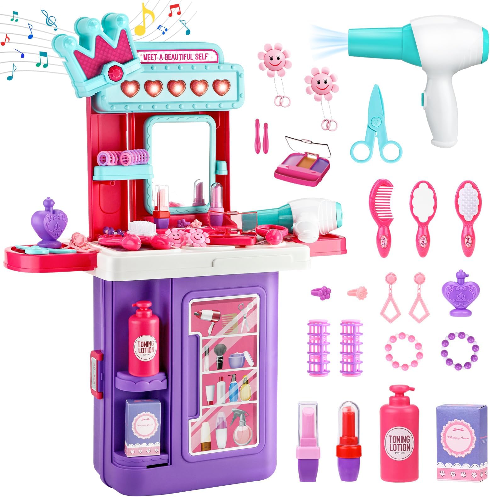 Kids Makeup Vanity Set