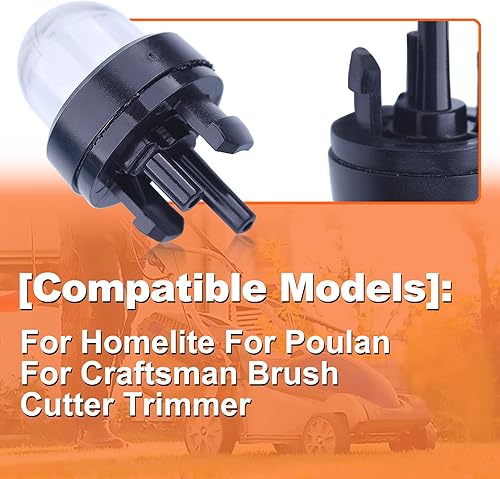 Miniatura 4 de Kit de línea de combustible de 0.138 in para desbrozadora Homelite, Poulan, Craftsman, 300780001, 2 y 4