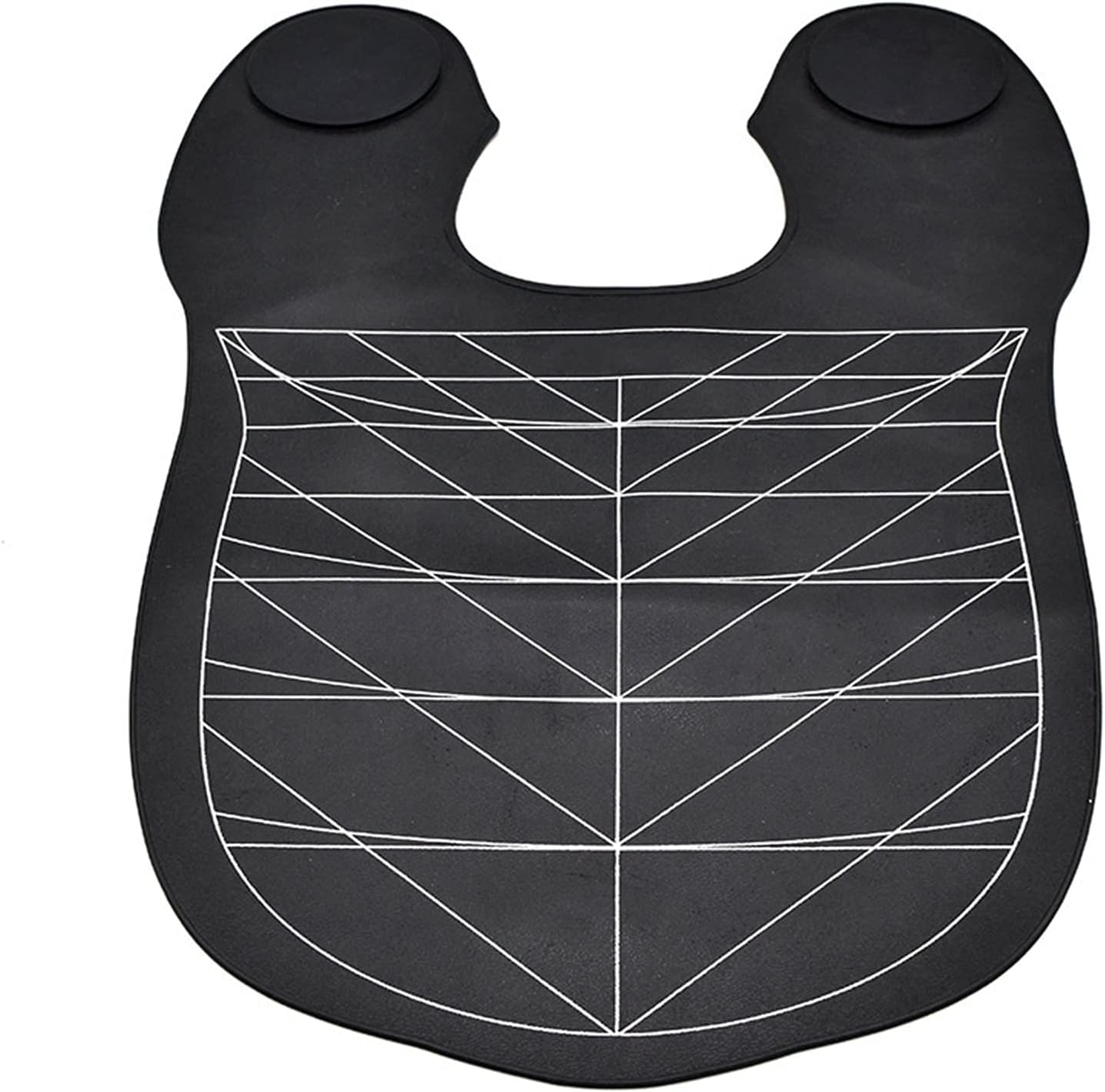 美容院ケープ 1個専門の理髪岬髪の着色輪の襟肩パッド黒髪の染めヘアカットエプロン 床屋のマント