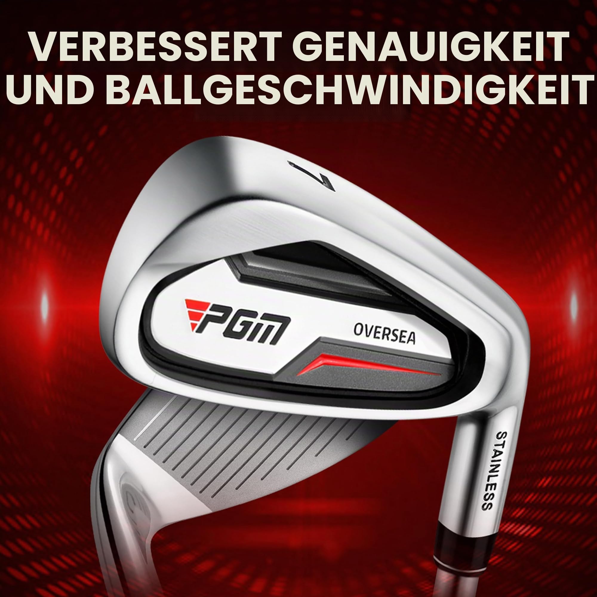 PGM Komplettes Golfschläger-Set für Herren, 12 Schlägern, 3 Holz (#1,3,5), 1 Hybrid (#4H), 6 Eisen (#5,6,7,8,9,PW), 1 Sandkeil (55°), 1 Putter – Golftasche, Geschenk für Golfer