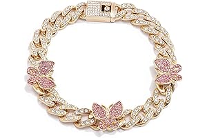 Shiny Butterfly Rhinestone Anklet