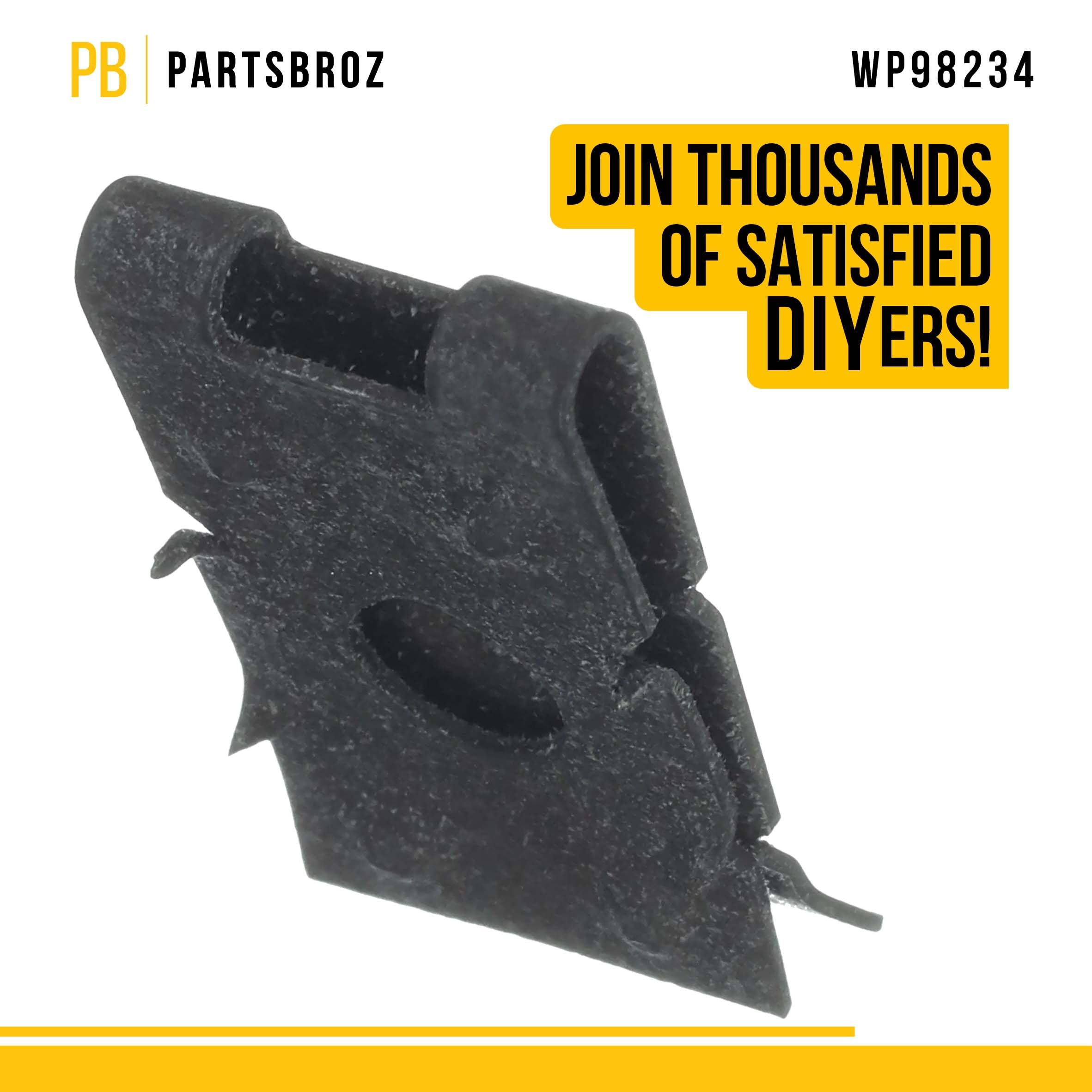 匿名受取】補充 Replenish 4枚 Amazon.com: PartsBroz WP98234 Dryer Clip Nut - Compatible With