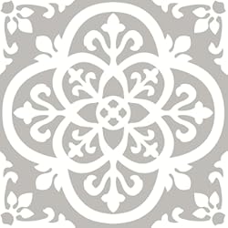 Azulejo Vinílico Autoadhesivo Wallpops FP2942 Azulejos Vinilo Adhesivo, de Suelo, Gris, 12 x 12 inches