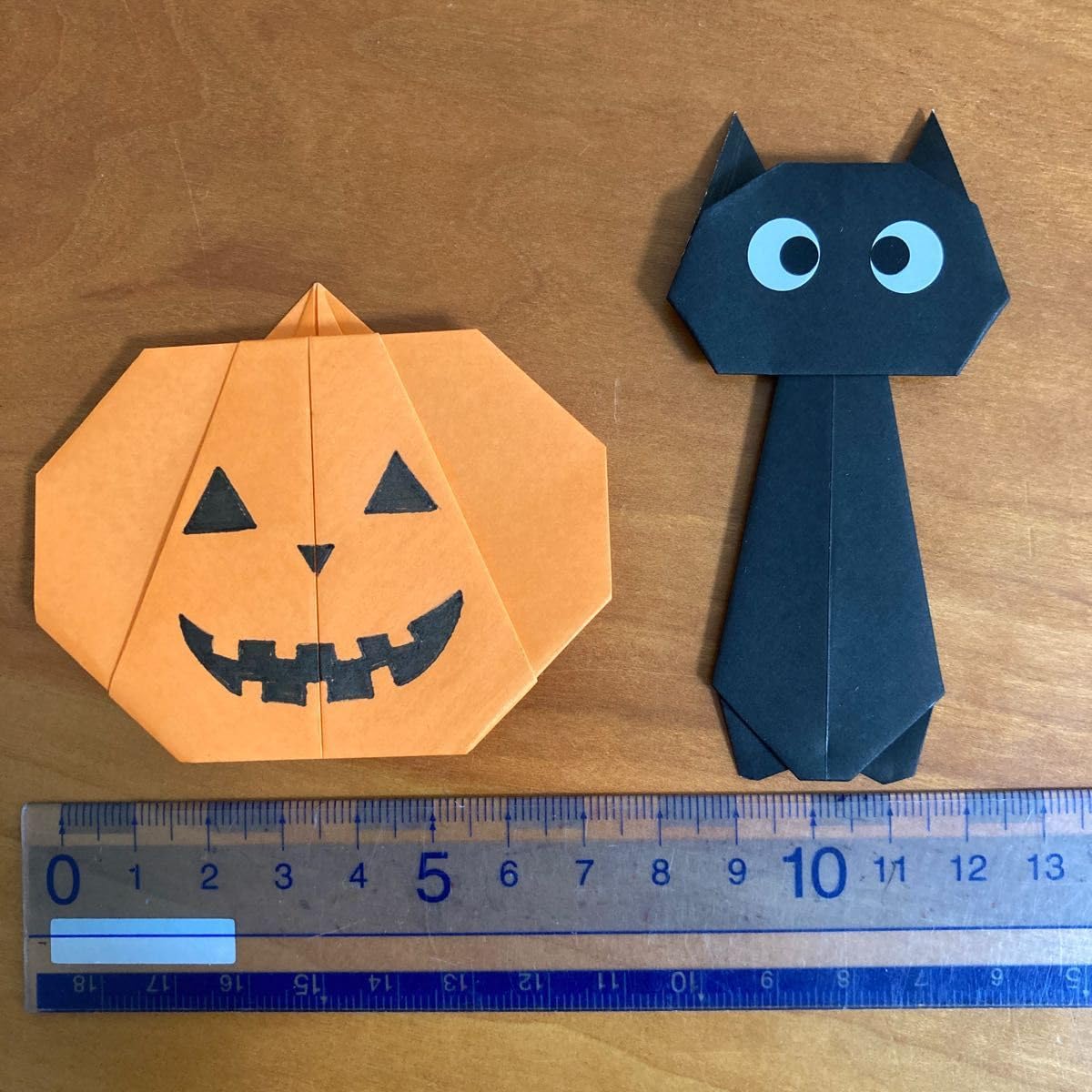 ハロウィン お化け 黒猫 キャンディー カボチャ 制作素材 折り紙