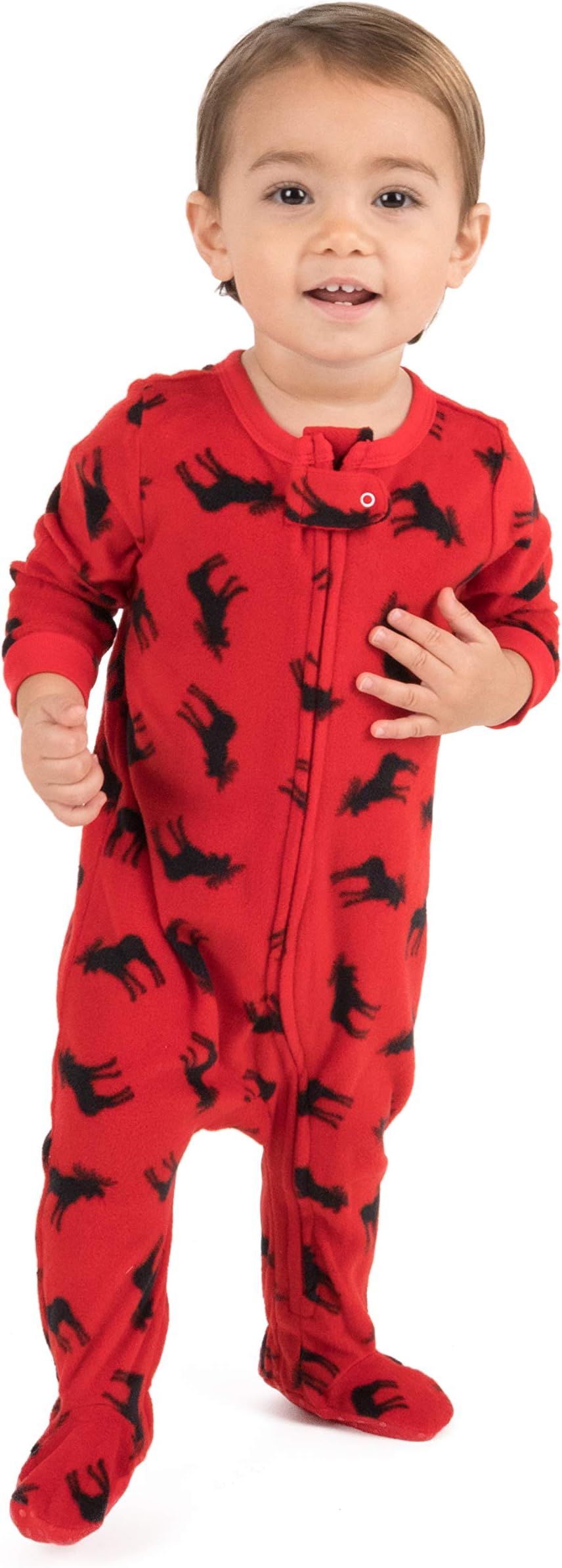 LeveretKids Pajamas Baby Boys Girls Footed Pajamas Sleeper 100% Cotton (Size 6-12 Months-5 Toddler)