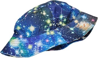 ZLYC Unisex Galaxy Bucket Hat Summer 