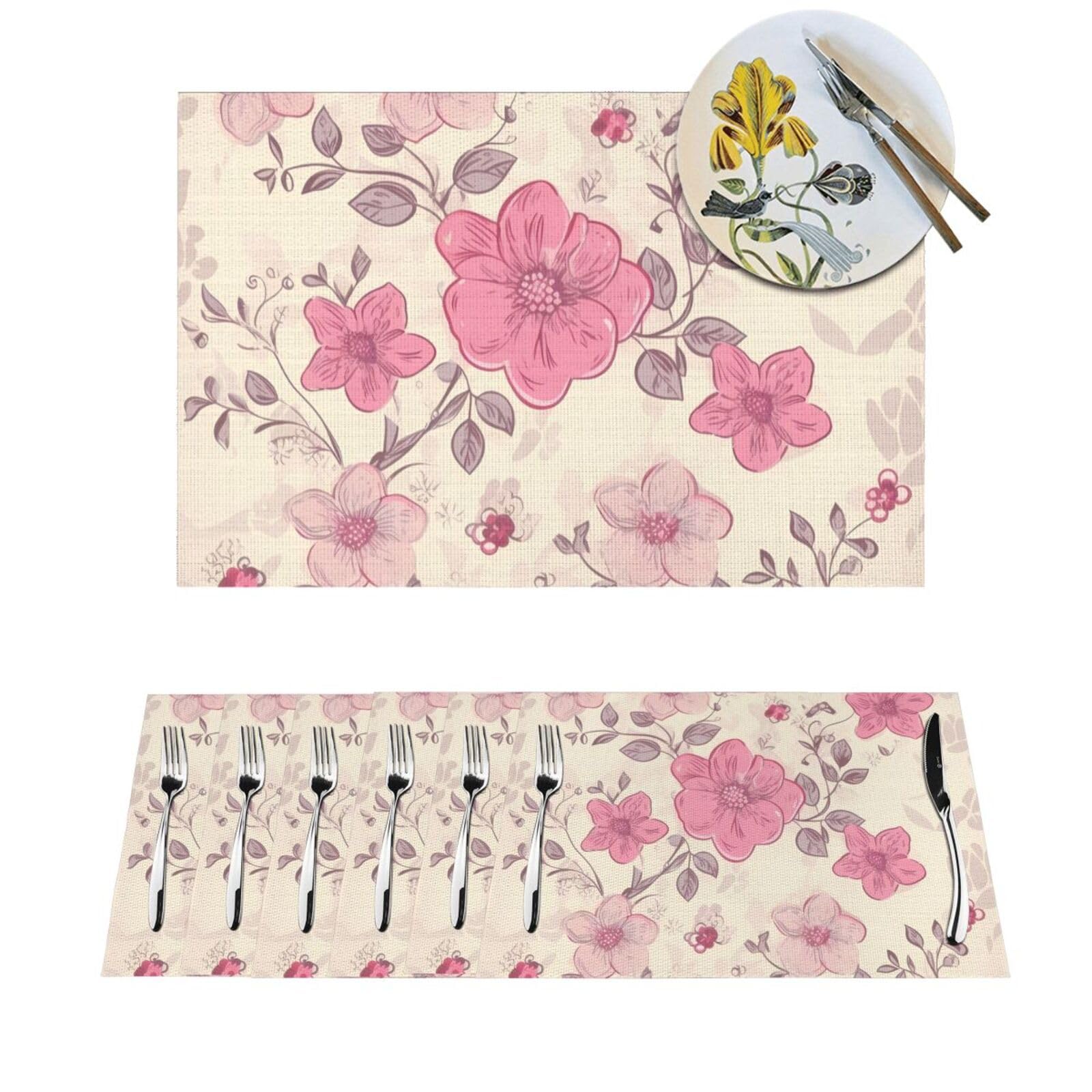 Set de table tissé résistant à la chaleur et lavable pour protéger vos meubles
