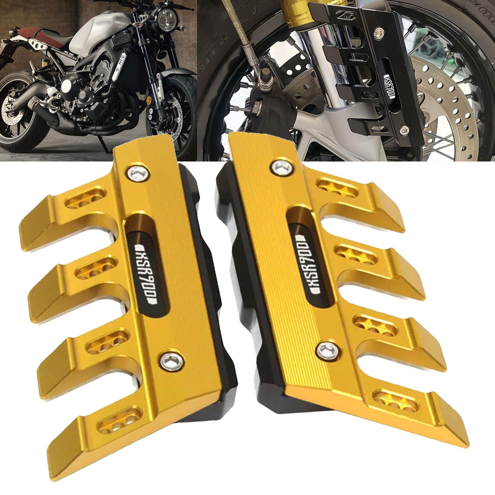 YAMAHA XSR900 2022〜ゴールド フロントフォーク xsr900 新型 2022年式