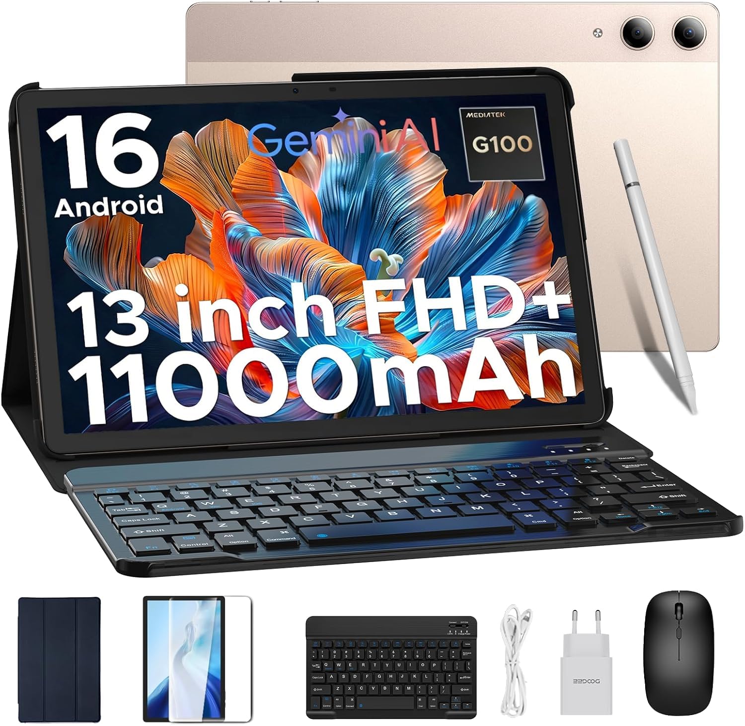 Android 16 タブレット 13インチ 】DOOGEE Tab E3 Pro アンドロイド16 