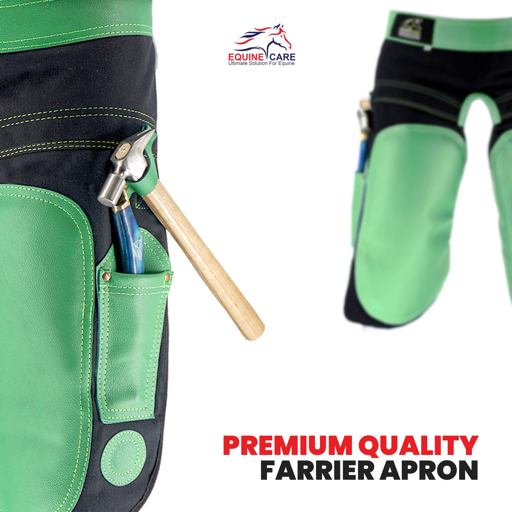 Equine Care Farrier Schürze Chaps - 2mm Rindsleder Produktbild-Vorschau 10
