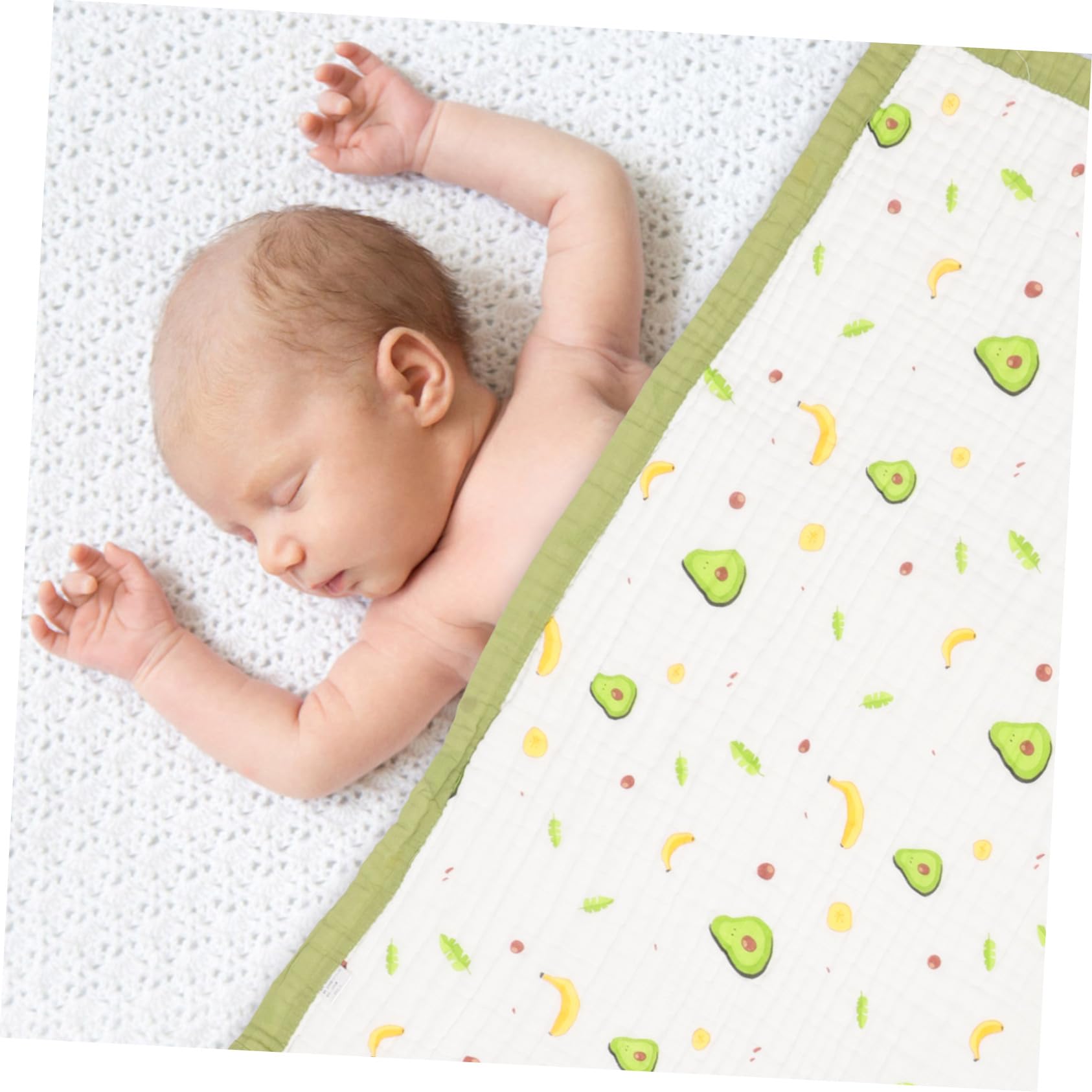 Toyvian Coperta Muslin per Ragazzo Ragazza, Morbida, Assorbente, Avvolgente