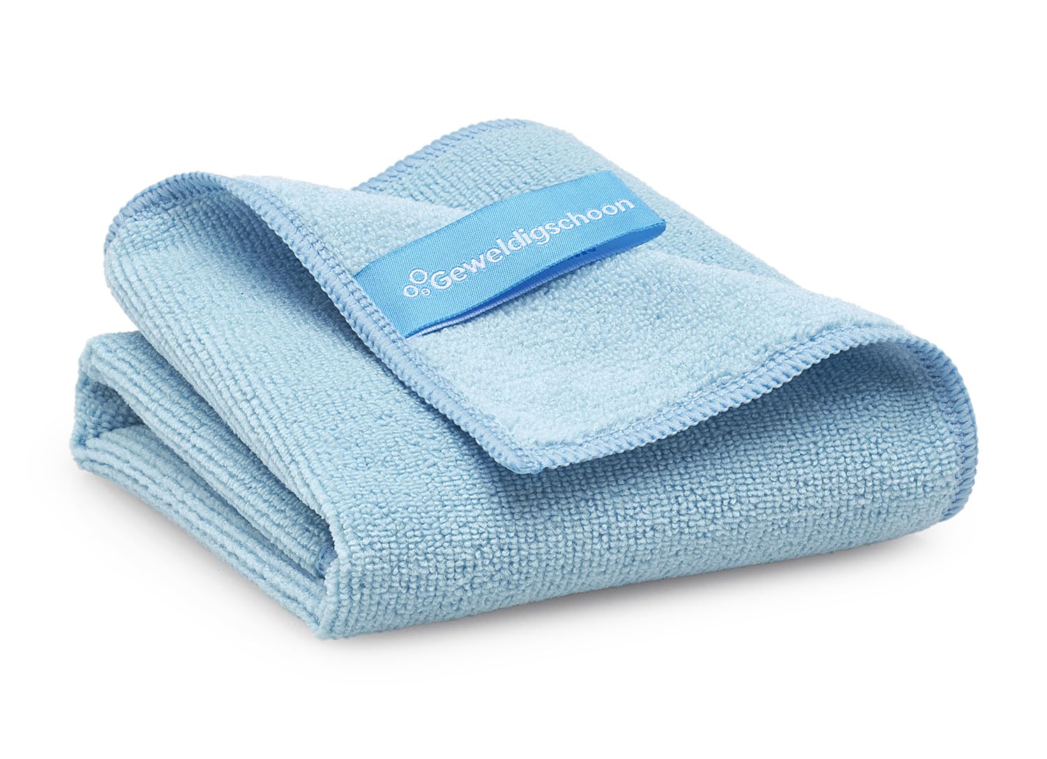 Fensterputztücher Set - Reinigungstuch und 2 Trockentücher - Mikrofasertücher - Größe M - Blau