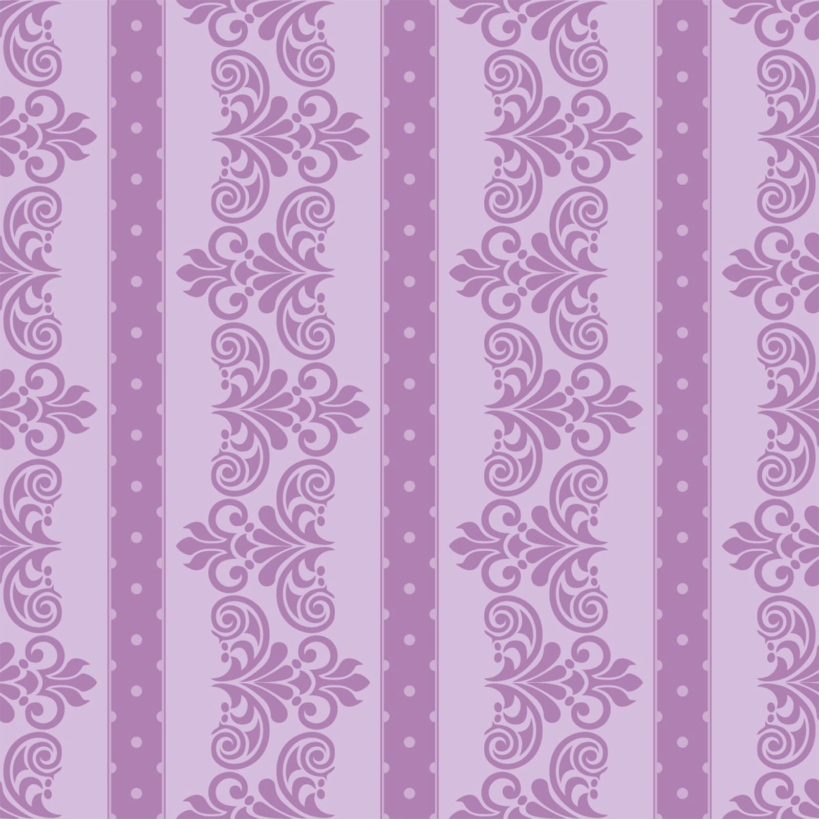Papier peint à rayures florales violettes amovible pour mur et étagère