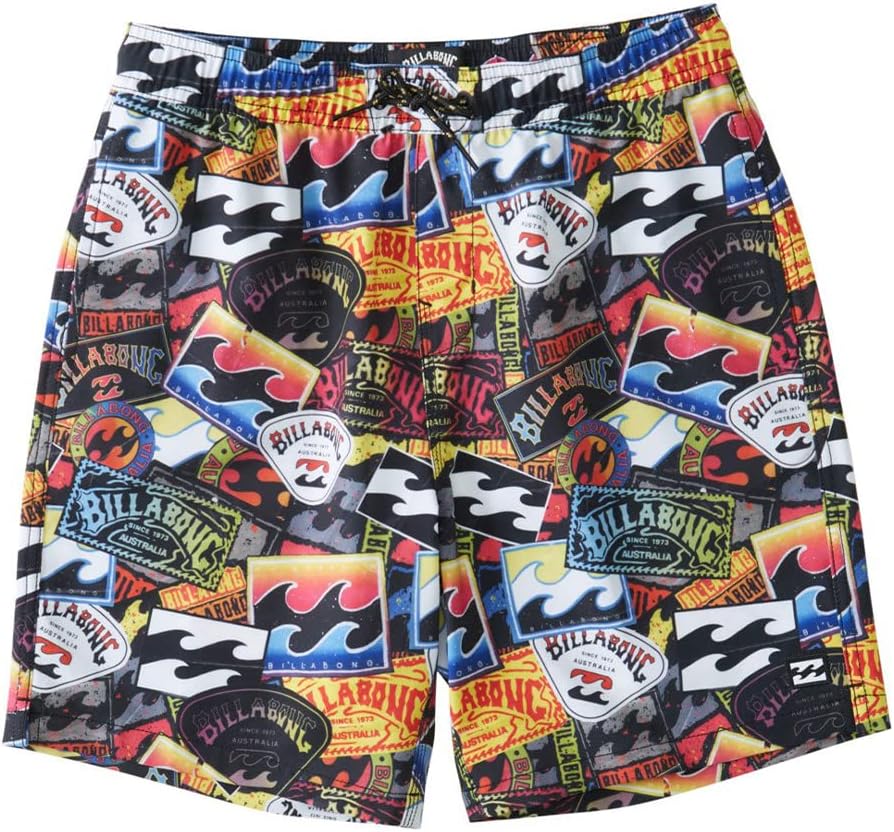 Billabong Boys Sundays Layback Elastic Waist BoardshortBoard Shorts