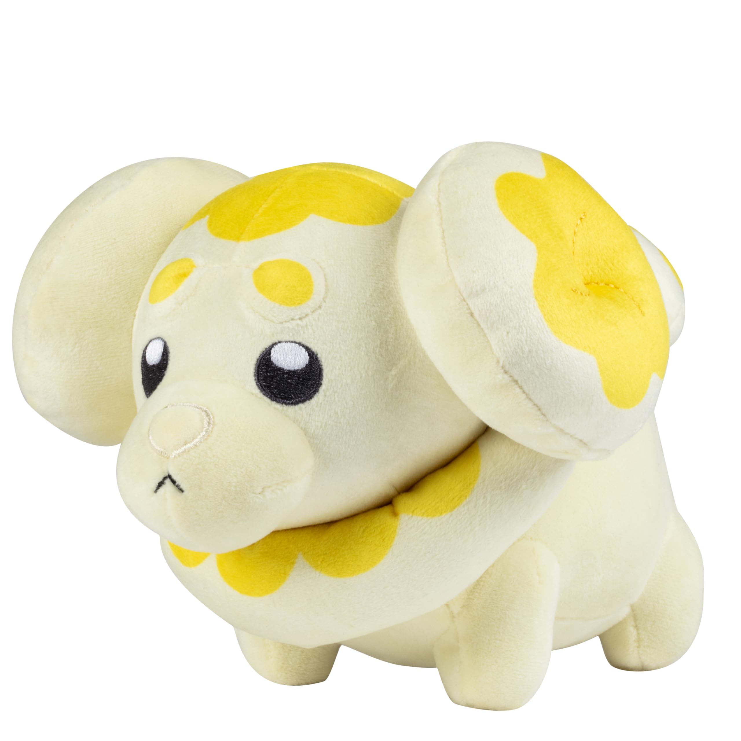 Pokémon Plüschfigur Fidough, 20,3 cm, offizielles Lizenzprodukt, scharlachrote und violette Figur, hochwertiges weiches Plüschtier im Feenhund-Typ, Weihnachtsstrumpffüller, Geschenk für Kinder,