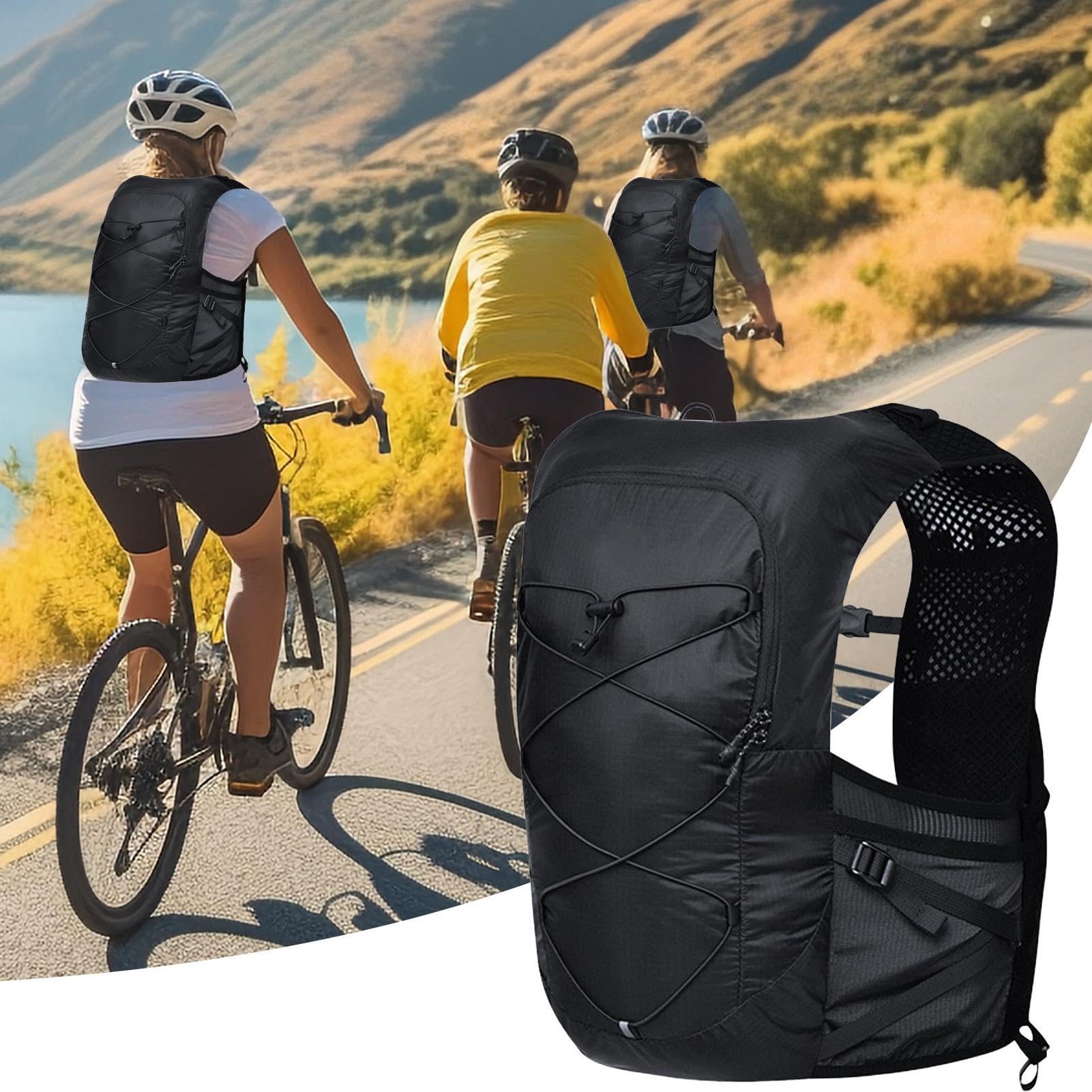 Sports de plein air Trail Sports Trail avec grande capacité – Stable Fit Hydration Pack Cyclisme Efficace Livraison d'eau pour l'extérieur