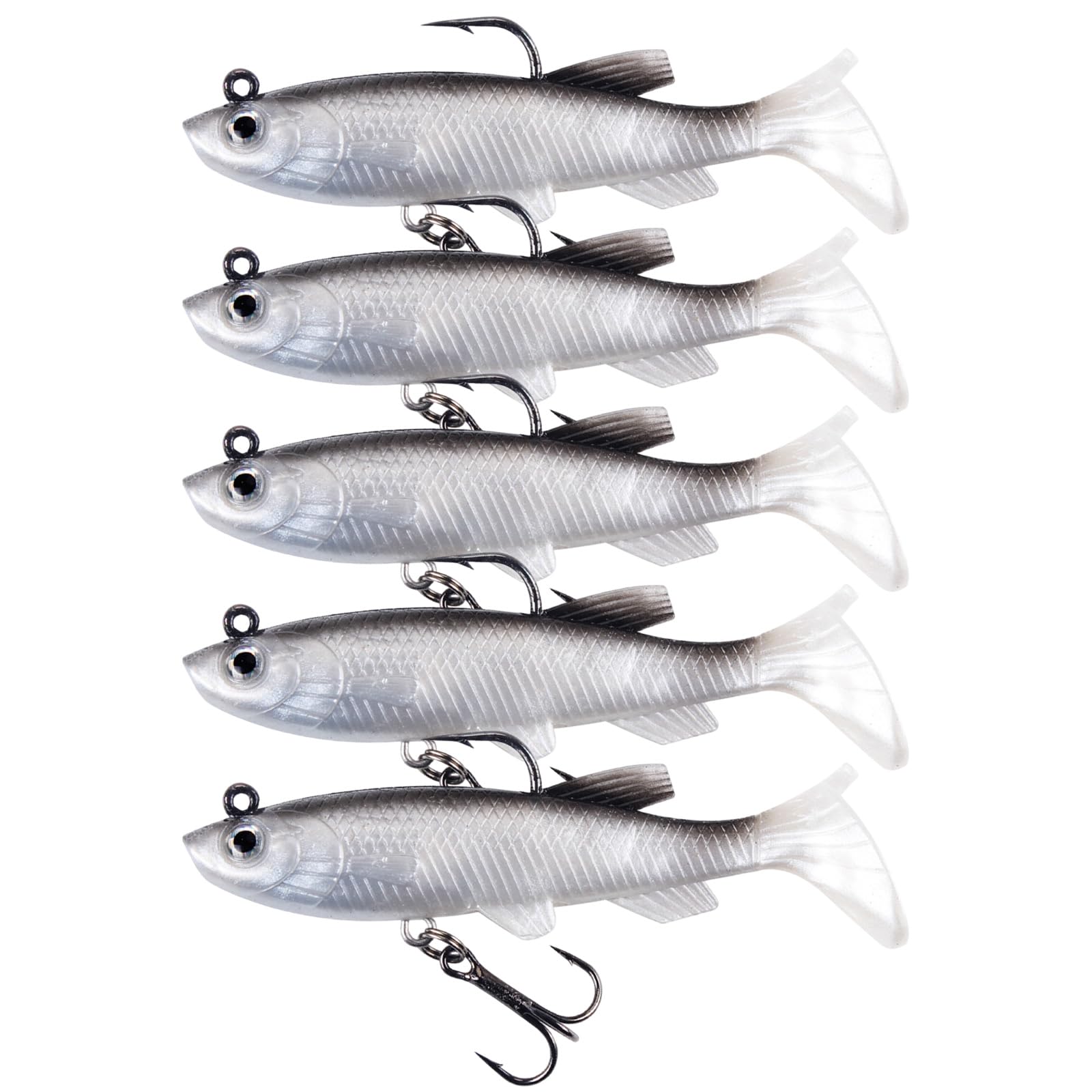 5-Piece Bionic Fishing Lure Set for Bass, Pike and Perch